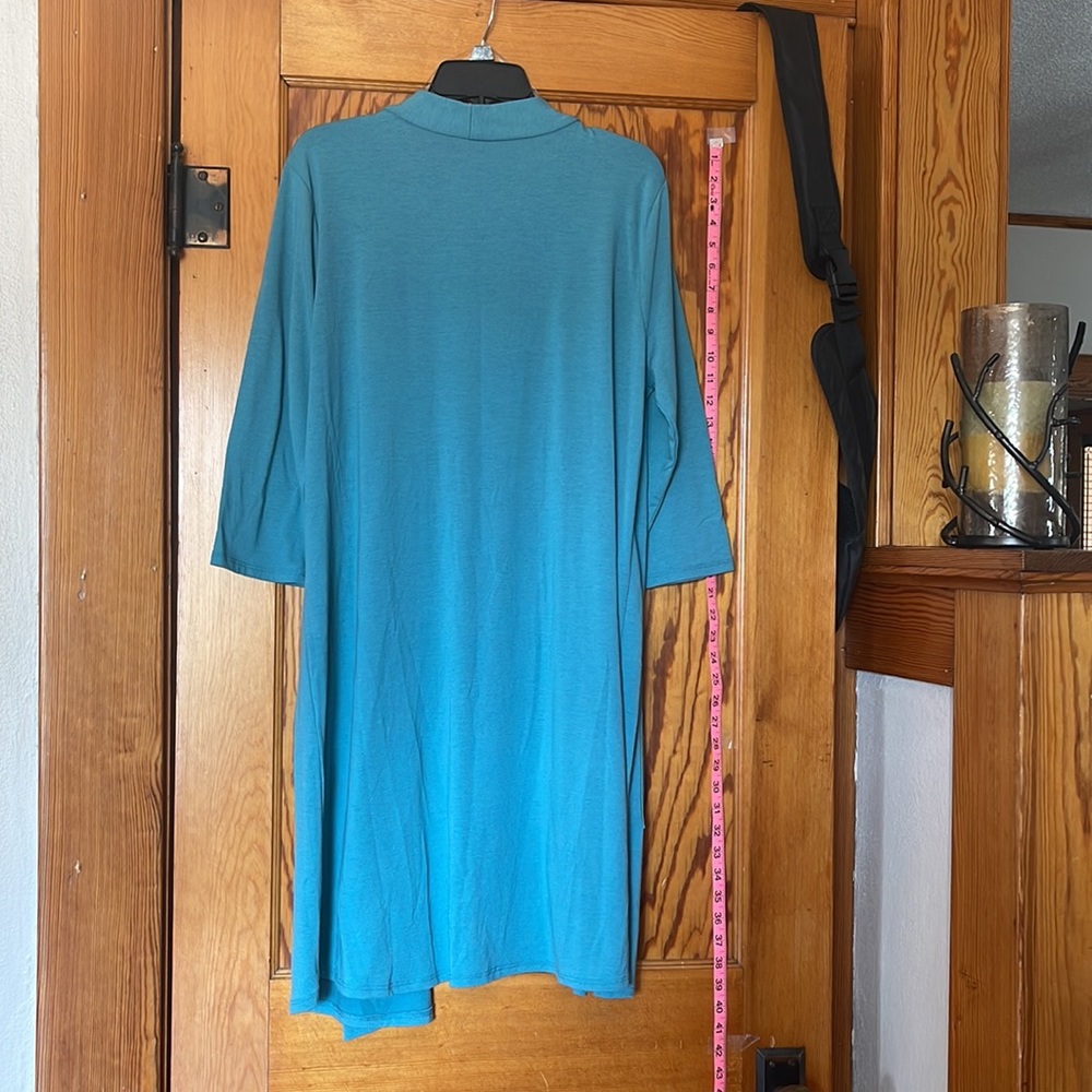 Turquoise duster. - Picture 2 of 4